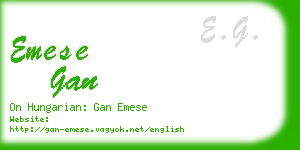 emese gan business card